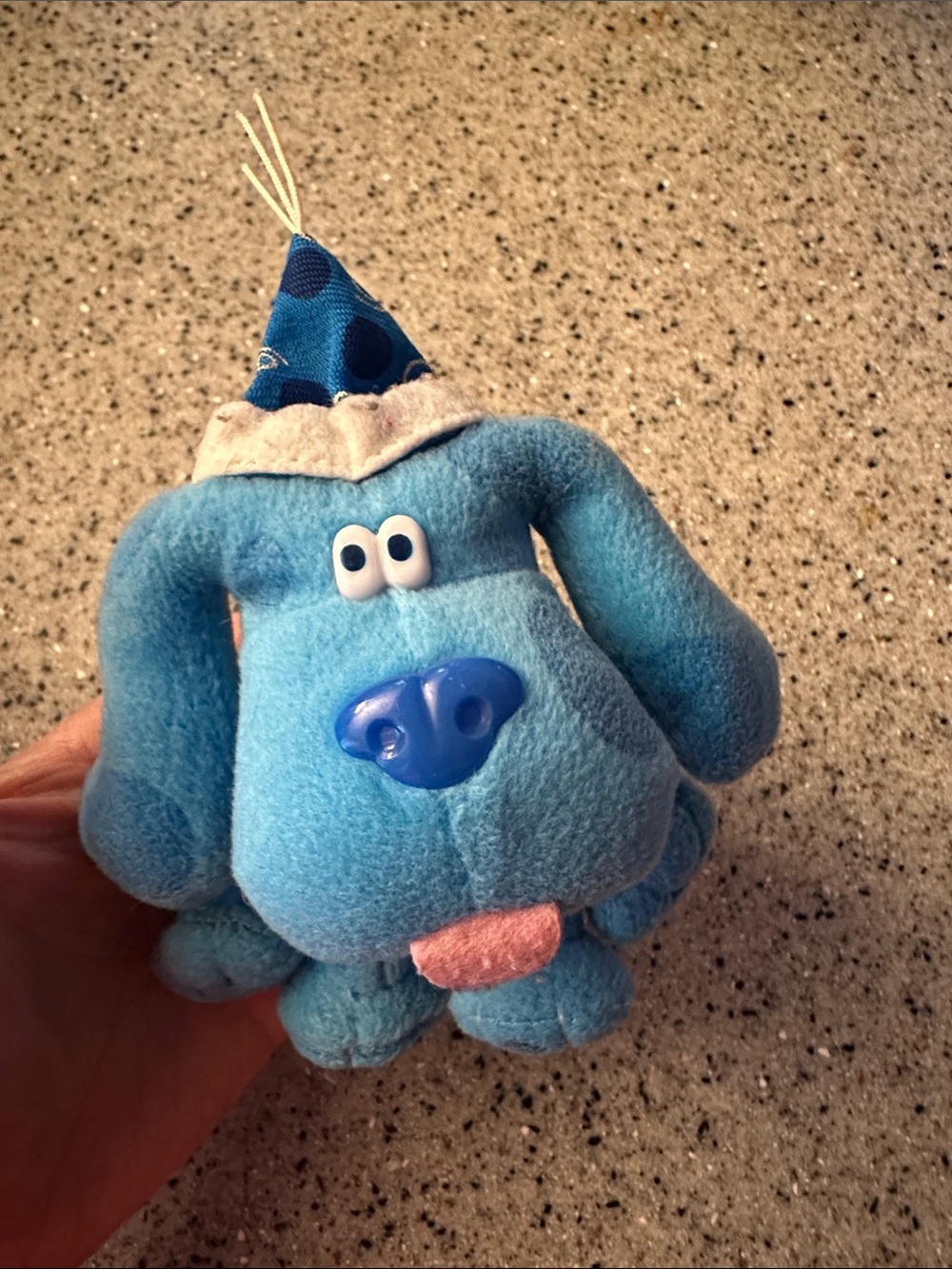 vintage made exclusively for Motts applesauce Blue's Clues 90s plush